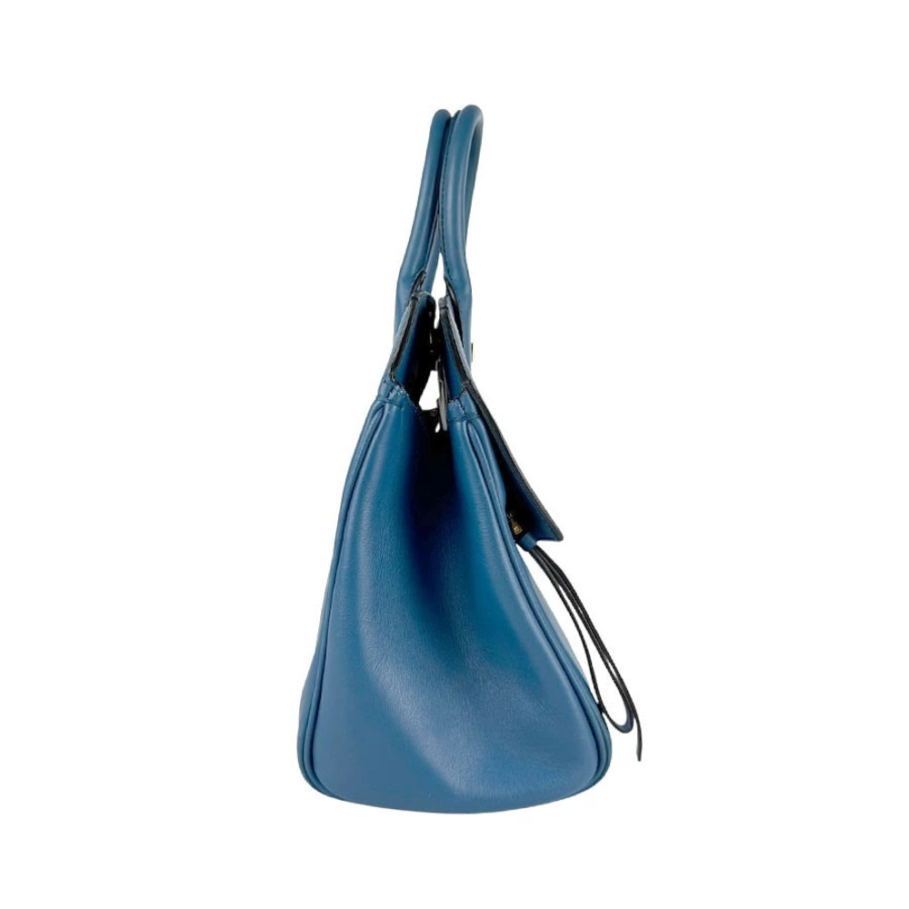 Salvatore Ferragamo Shoulder leather Gancini Bag 2way blue gold
